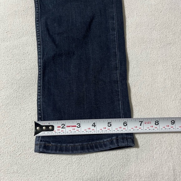 Paige Lennox Slim Jeans Mens Size 31 Actual 29x30.5 Stretch‎ Dark Wash - Picture 2 of 10